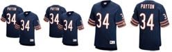 Mitchell & Ness Men's Walter Payton Navy Chicago Bears Retired Player Name and Number Acid Wash Top